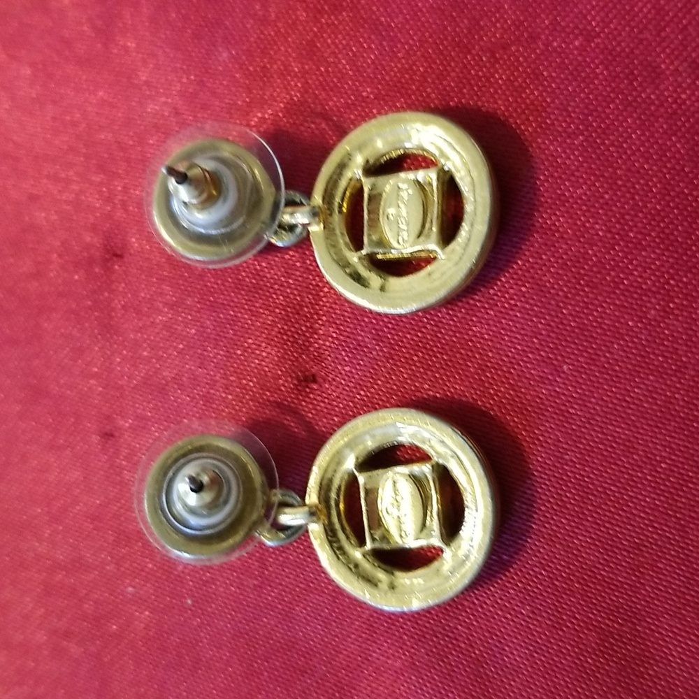 Beautiful Givenchy Logo Monogram Drop Vintage Ear… - image 7